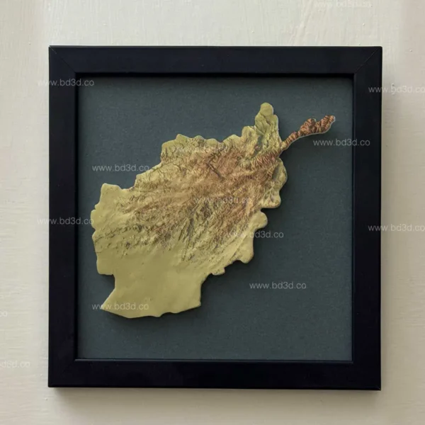 Afghanistan 3D Map